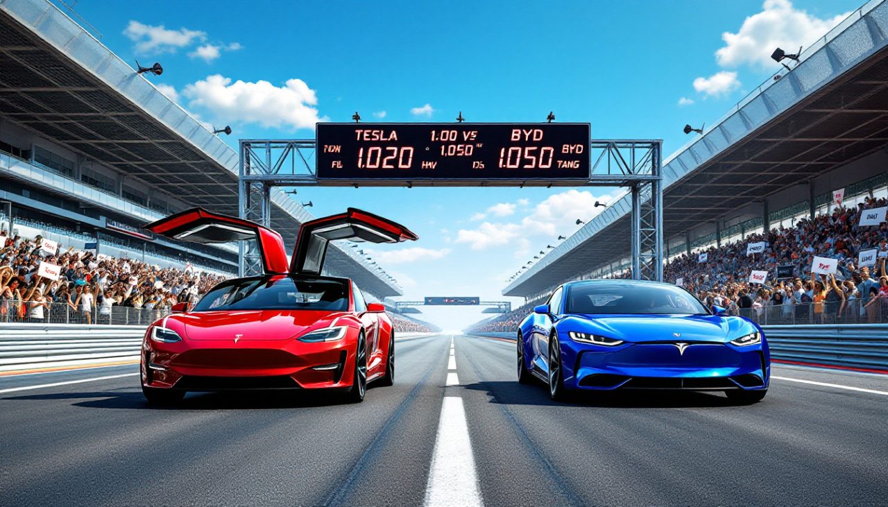 découvrez le duel entre tesla et byd dans le monde de l'automobile électrique. comparez les performances, l'autonomie et les technologies de ces deux géants pour savoir qui offre le meilleur rapport qualité-prix et une expérience de conduite inégalée. ne manquez pas notre analyse approfondie!